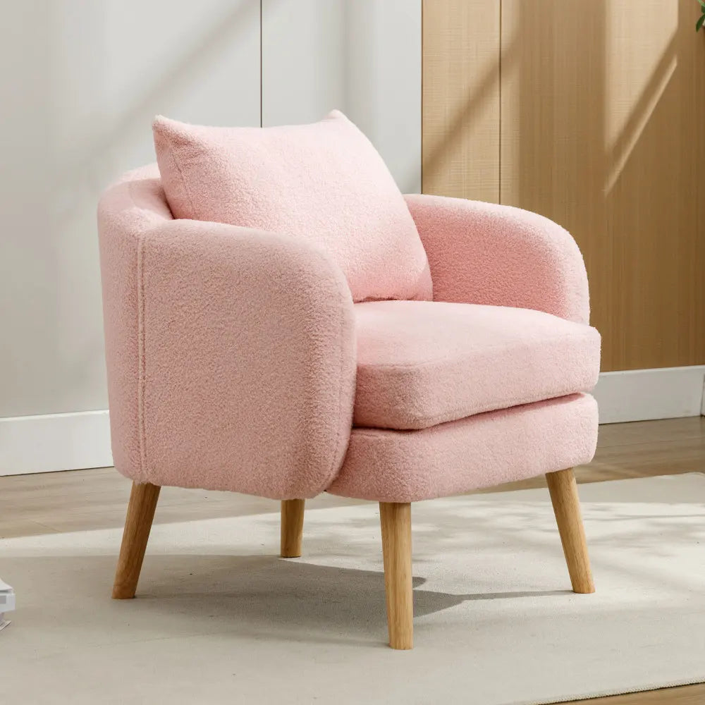 Teddyfåtölj – Mjuk Loungestol
