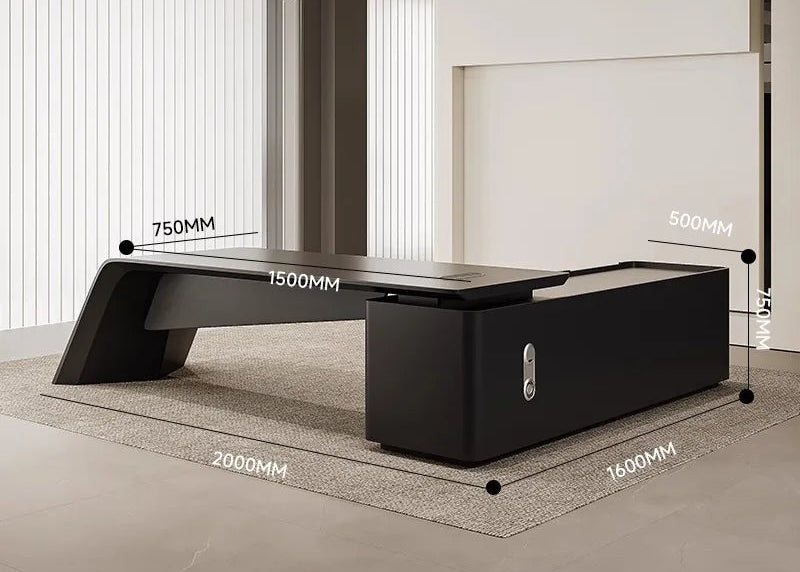 Långt Executive Skrivbord – Lyxig Reception