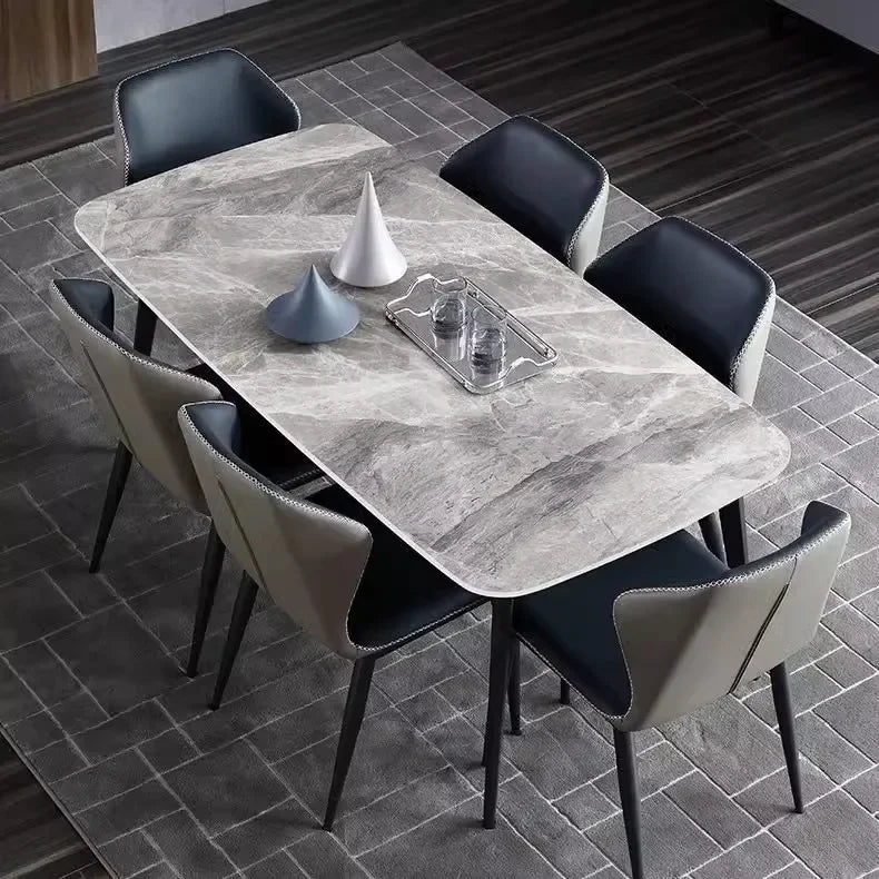 Keramik & Marmor Matbord Utdragbart – Lyxig Designer