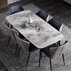 Keramik & Marmor Matbord Utdragbart – Lyxig Designer