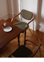 Vintage Matstol – Klädd Karmstol