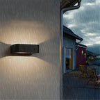 Rörelsesensor Utomhus Vägglampa – Aluminium Balkong