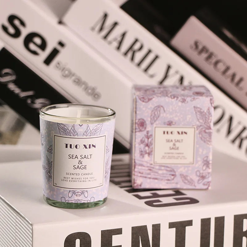 Aromljus Presentbox Glas Sojvax – Alla Hjärtans Dag & Hem