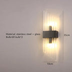 Ljuslyx Guld LED Vägglampa – Vardagsrum & Trappa