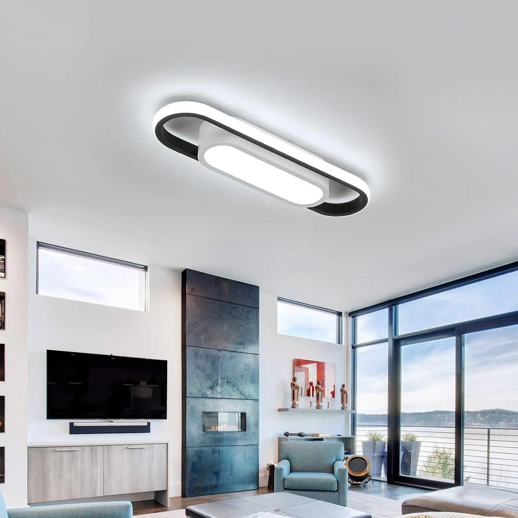 Rektangulär LED Taklampa 24W – 6000K Sovrum & Korridor