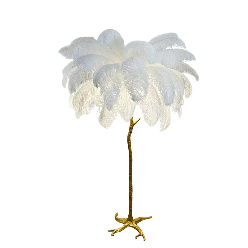 Modern Strutfjäder LED Golvlampa – Resin Sängbordslampa & Vardagsrum