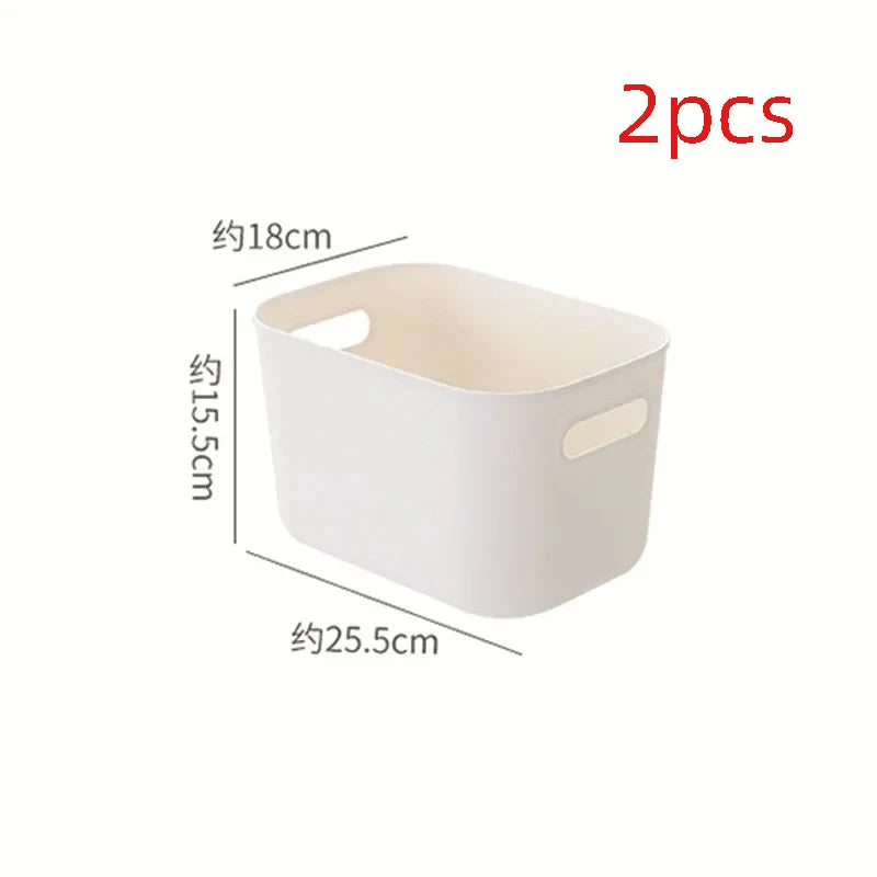 1/3-Pack Plastförvaringslåda Skrivbord – Kök, Leksaker, Snacks & Kosmetika