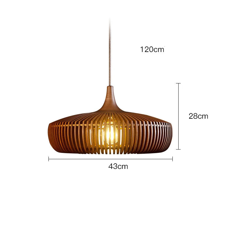 Wabi-Sabi Minimalist Hänglampa LED – Genombruten Vintage Köksö & Sovrum