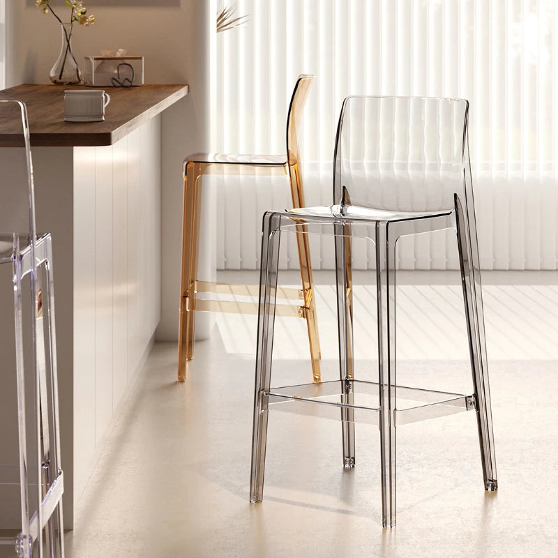 Transparent Akryl Barpall – Skandinavisk Stil