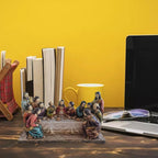 Nattvarden Resin Figursats – Katolsk Religiös Hemdekor Jesus & Lärjungar
