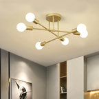 Nordisk Minimalist Hänglampa LED – Svart & Guld