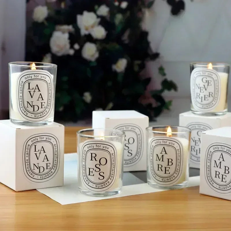Romantisk Aromljus Glasburk Genomskinlig – Bröllop & Gästpresent