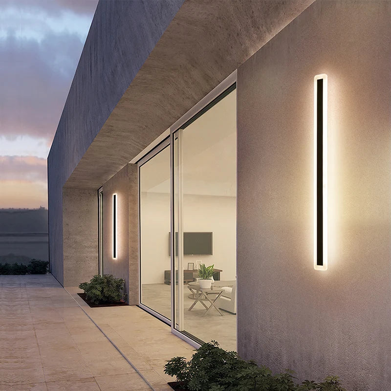Utomhus Vägglampa Minimalist Rand – IP65 Veranda