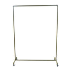 Guld Klädstell 45 kg Rullande 120×40×160 cm – 4 Bromsbara Hjul Butik & Sovrum