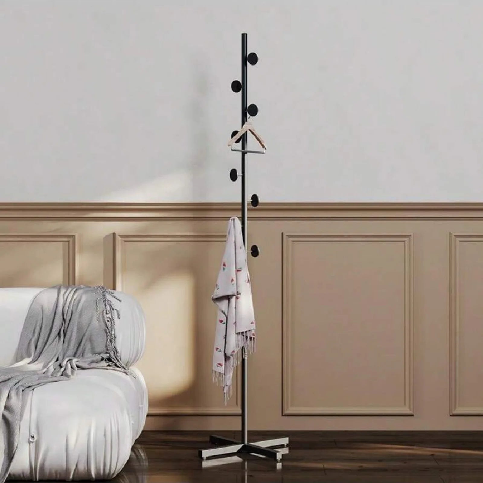 Modern Golvstående Klädstell Design – Vardagsrum & Sovrum