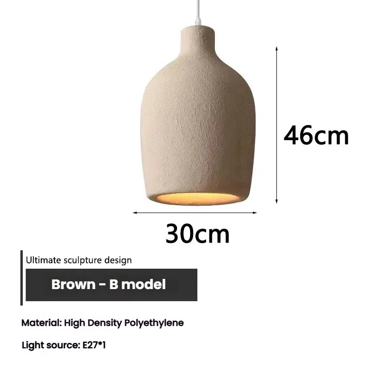 Wabi-Sabi Hänglampa Nordisk LED – Designer Vardagsrum & Matsal