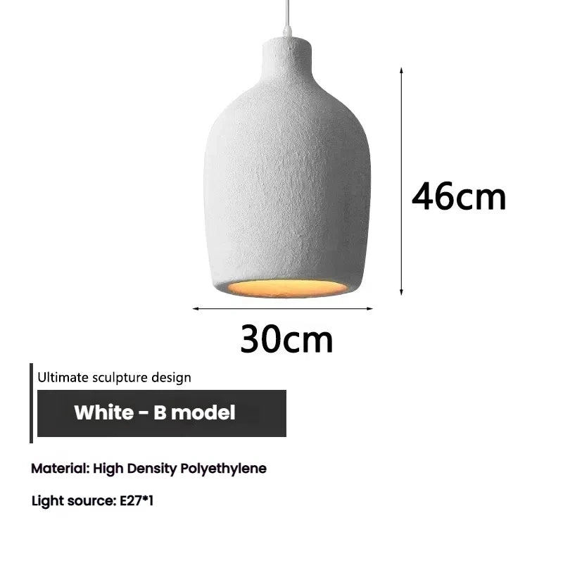 Wabi-Sabi Hänglampa Nordisk LED – Designer Vardagsrum & Matsal