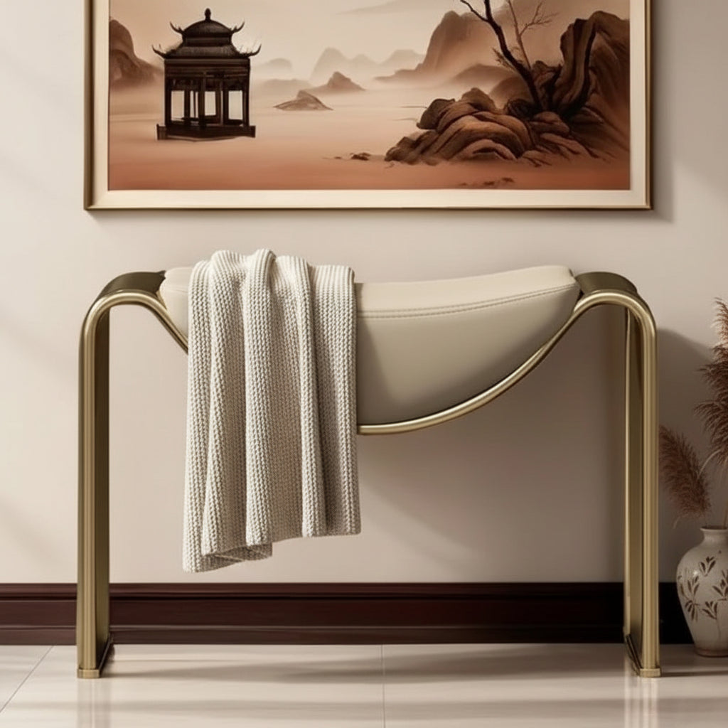 Lyxig Sittpall – Dekorativa Metallben