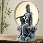 Guanyin Staty Hemdekor – Andlig Lugn Skulptur Vardagsrum & Meditation
