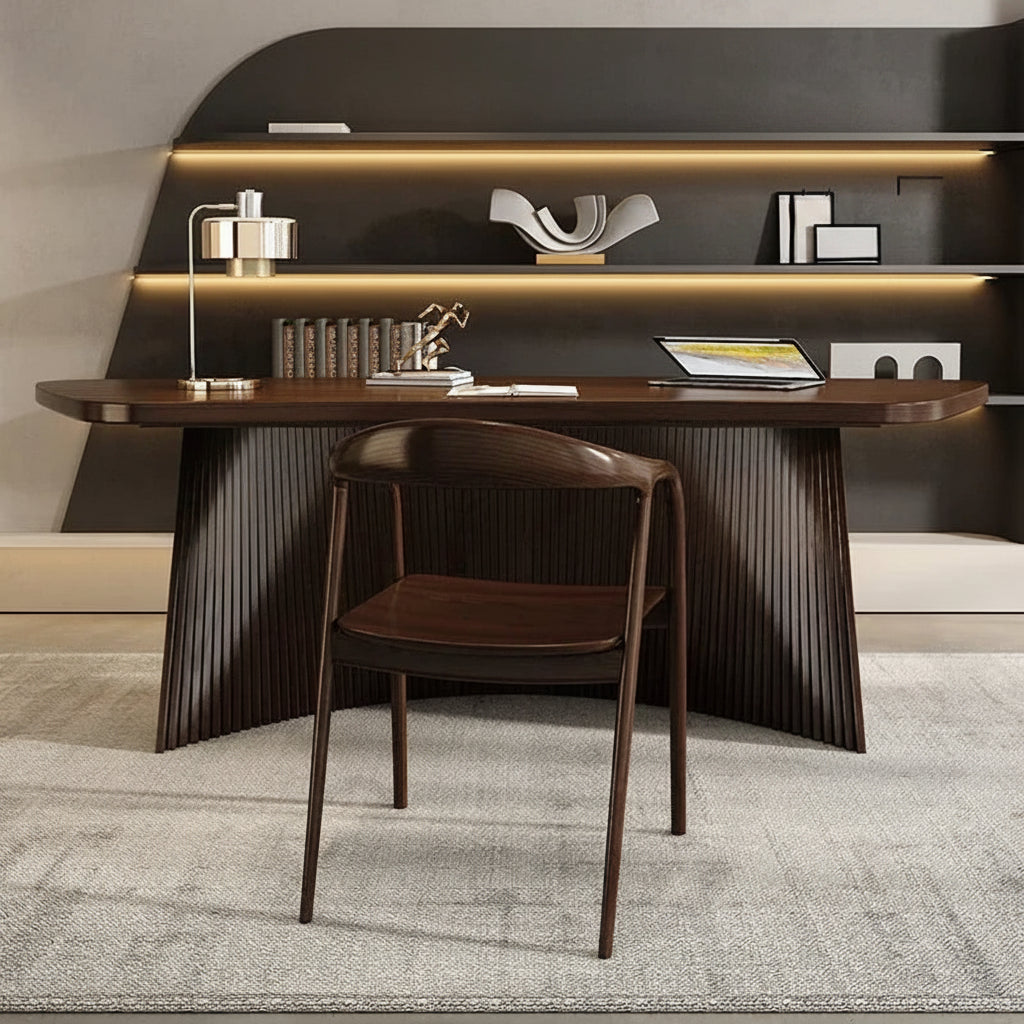 Executive Skrivbord Lyxdesign – Svart Kontor