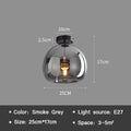 Nordisk Cognac Glas Taklampa LED – Minimalist Vardagsrum