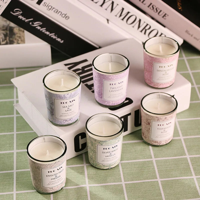 Aromljus Presentbox Glas Sojvax – Alla Hjärtans Dag & Hem