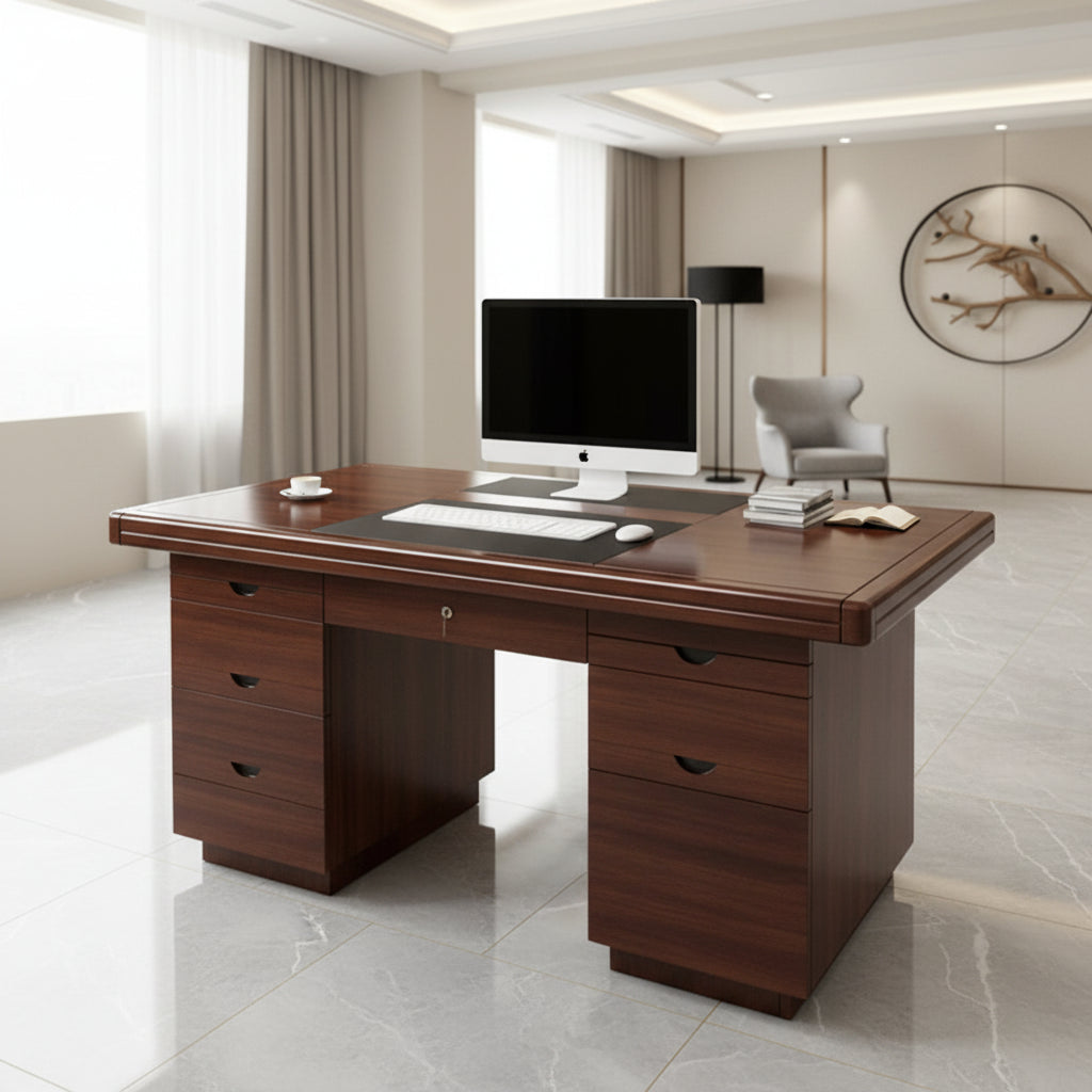 Executive Gaming Skrivbord – Trä Lyxig Display