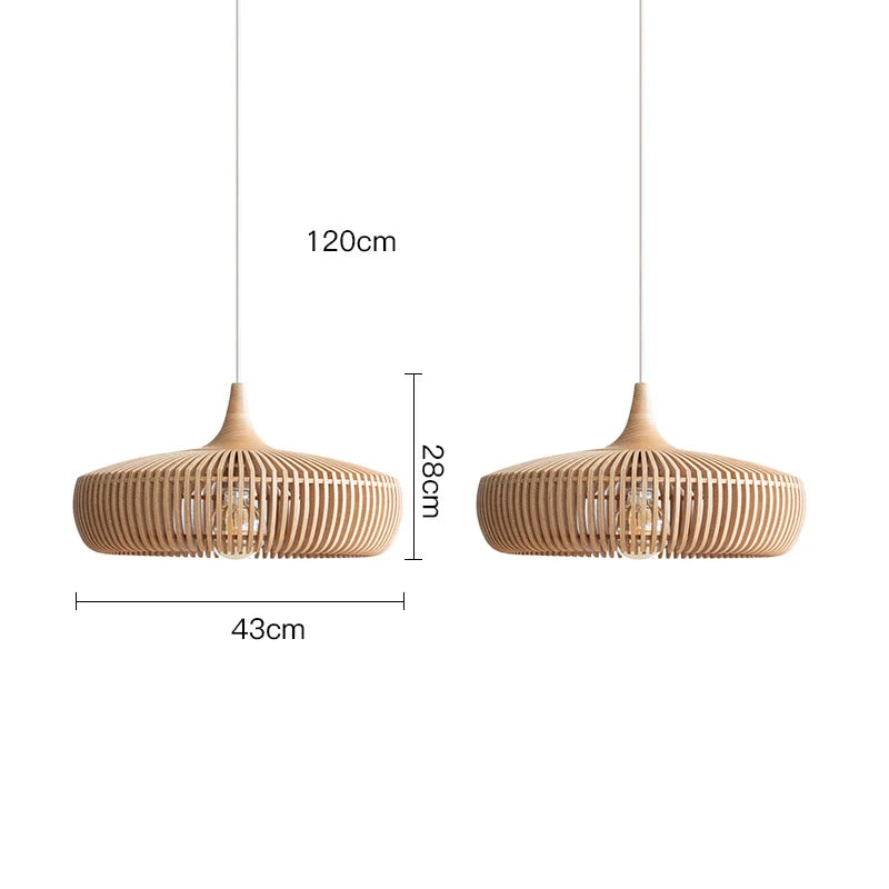 Wabi-Sabi Minimalist Hänglampa LED – Genombruten Vintage Köksö & Sovrum