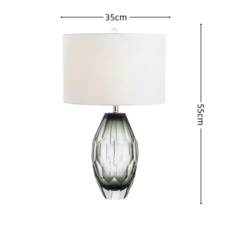 Kreativ Glasbordslampa Grön – Lyxig Hotell & Villa E27