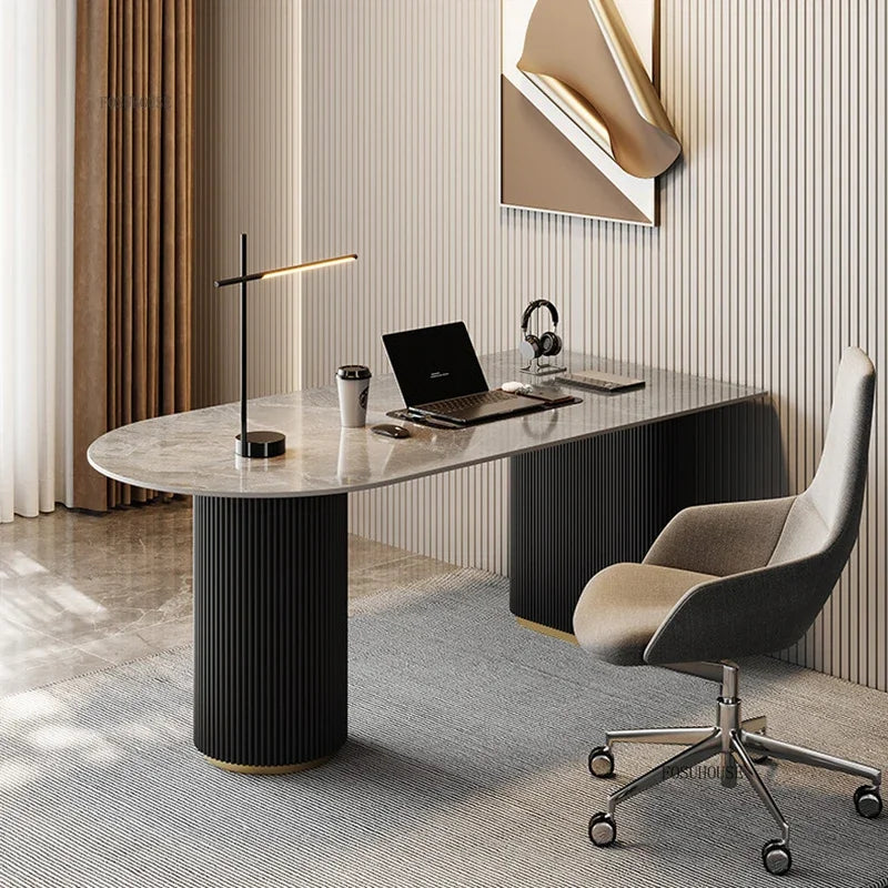 Lyxskrivbord Stenslab – Kompakt Kontor