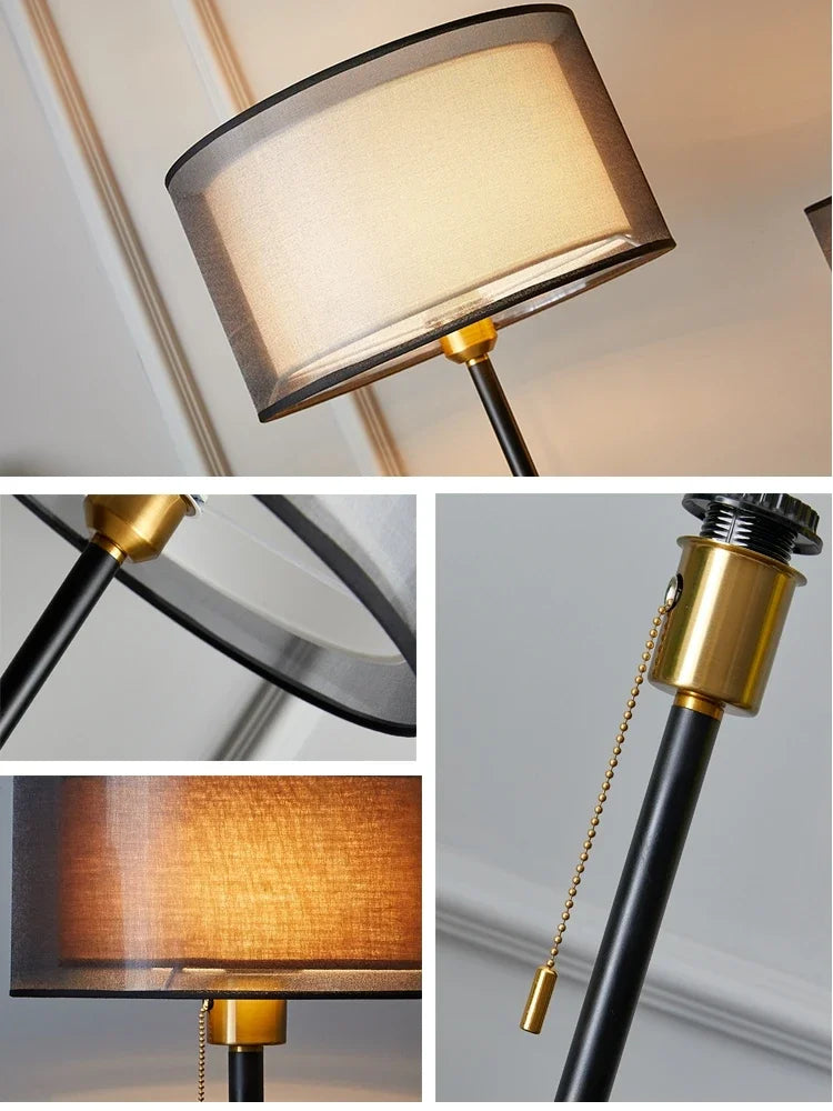 Nordisk Kreativ LED Golvlampa – Fjärrkontroll Sovrum