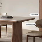 Matbord Massivt Trä & Sten 140-180 cm – Lyxig Modern