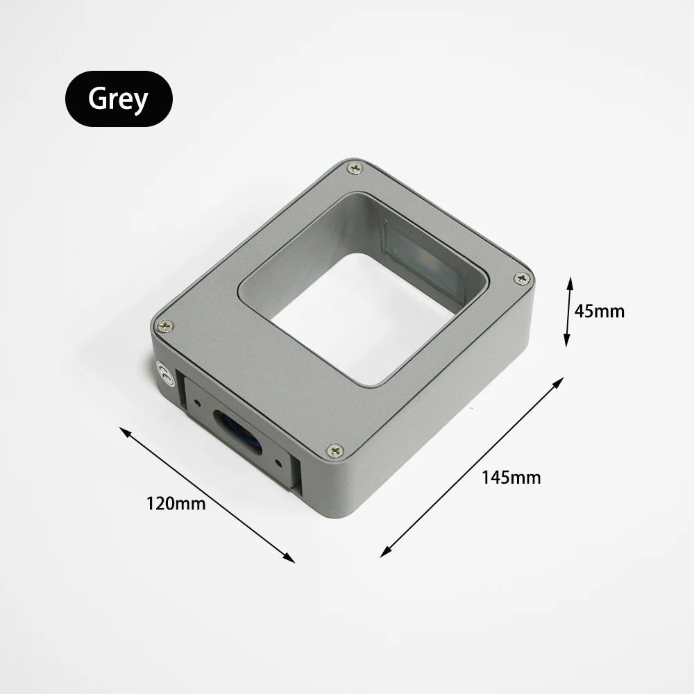 Rörelsesensor Utomhus Vägglampa – Aluminium Balkong
