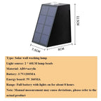 Solar Utomhus Vägglampa – Bidirektionell Trädgård