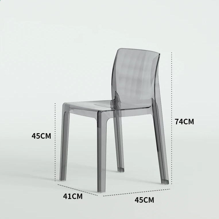 Transparent Akryl Barpall – Skandinavisk Stil