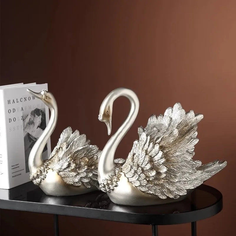 Elegant Svanfigurin Lyx – Vardagsrum, Sovrum & Bröllopspresent