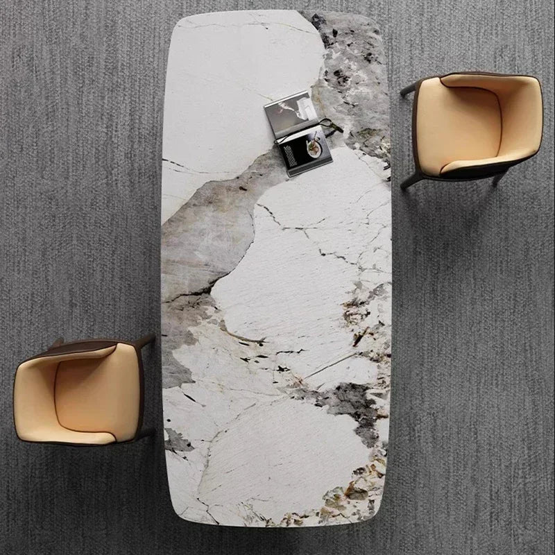 Keramik & Marmor Matbord Utdragbart – Lyxig Designer