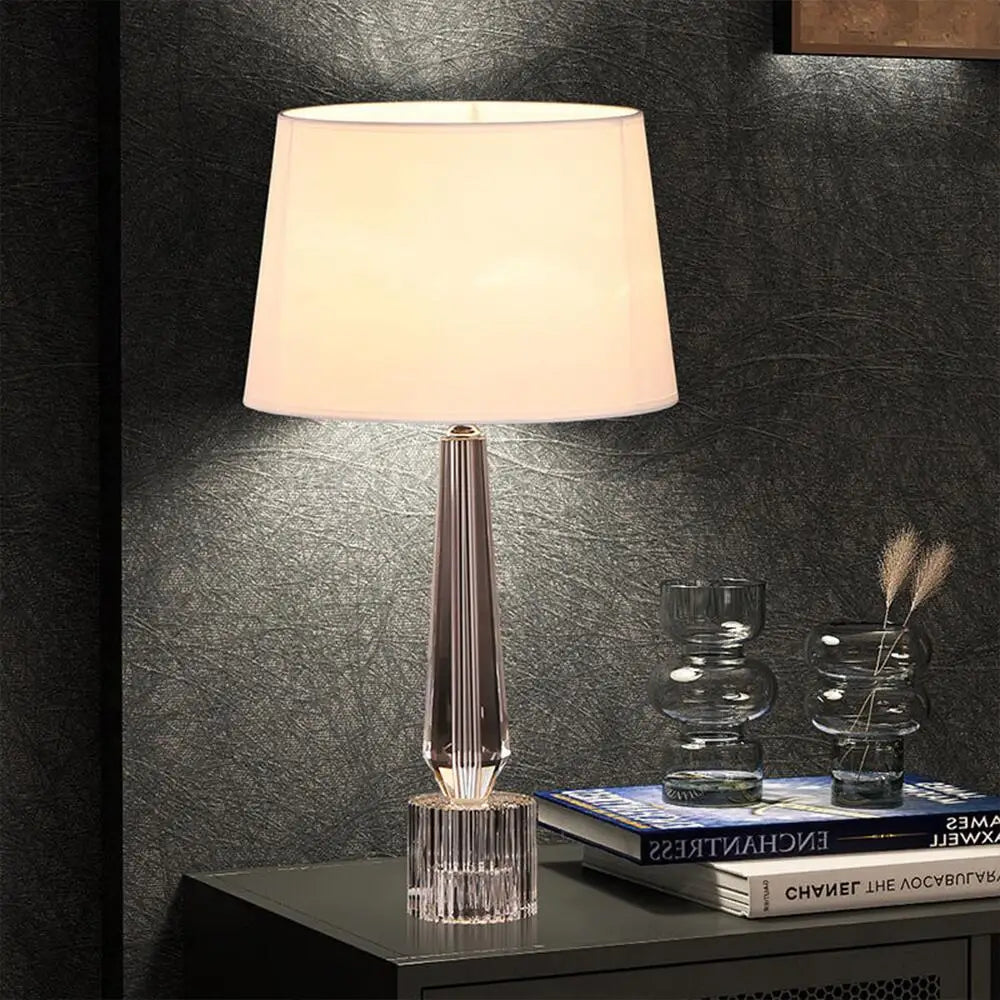 Kristallbordslampa Modern – Fjärrkontroll LED Sovrum