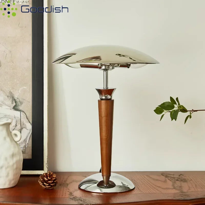 Japansk Wabi-Sabi Golvlampa Trä & Järn – Kreativ Sovrum & Vardagsrum