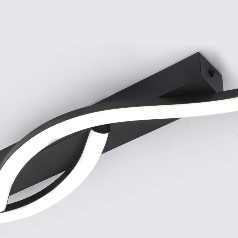 Modern Minimalist Svart Taklampa LED – Kontor & Sovrum