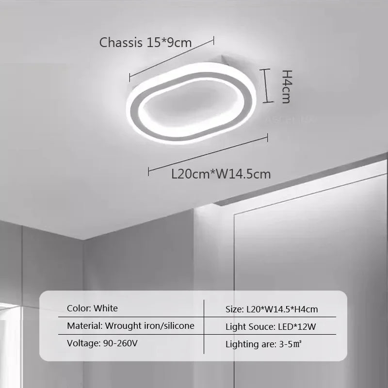 Modern LED Taklampa – Vardagsrum, Sovrum & Hall