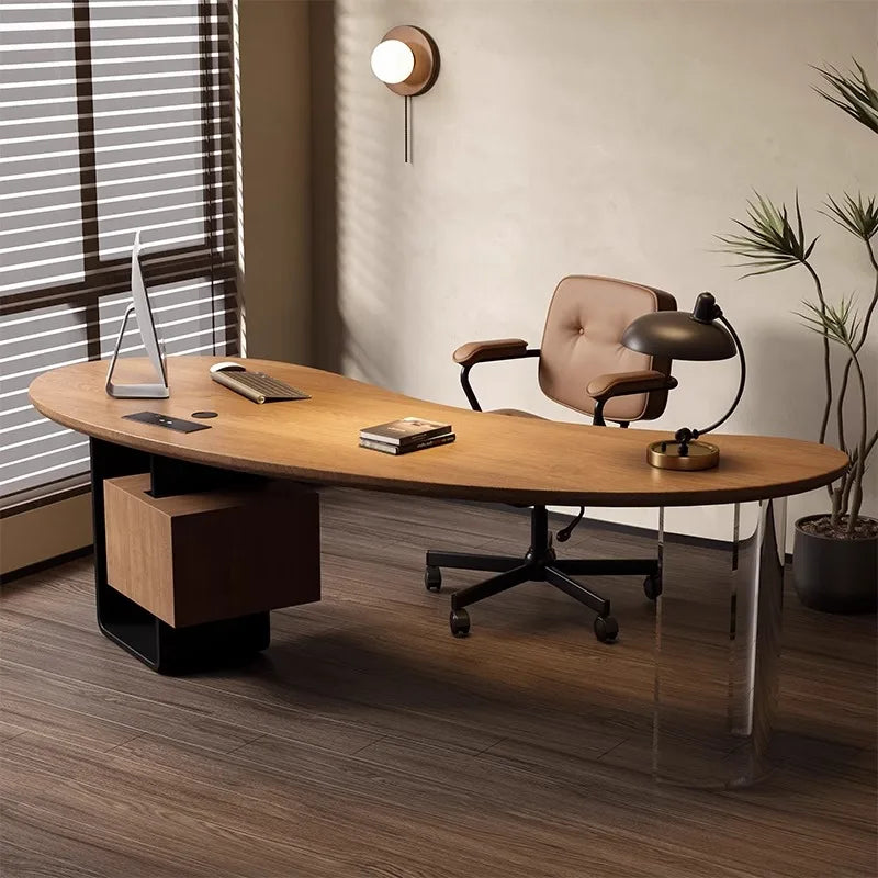 Minimalistiskt Skrivbord – Låda Trä Stående
