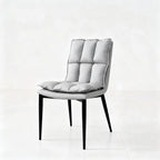 Designmatstol – Stoppad Lyxstol i Metall
