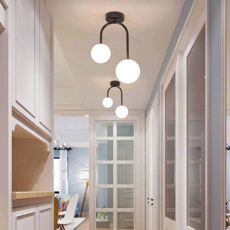 Nordisk Glasglob Hänglampa LED – Restaurant, Bar & Vardagsrum