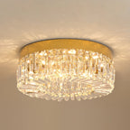 Kristall Takkrona Guld 40-50 cm – Lyxig Modern LED