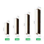Modern Utomhus Rand LED Vägglampa IP65 – Aluminium