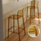 Transparent Akryl Barpall – Skandinavisk Stil