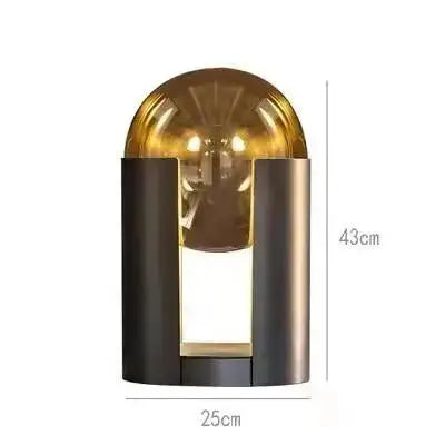 Modern Lyxig LED Golvlampa Mässing – Glasglob