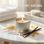 Massageolja Doftljus Amber & Vanilj 60ml – Sojvax Fuktgivande Jul Present