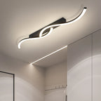 Modern Minimalist Svart Taklampa LED – Kontor & Sovrum